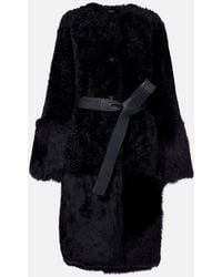 JOSEPH - Mantel Tina Aus Shearling - Lyst