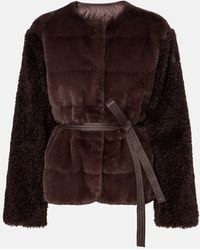 Moncler - Jouillat Faux-Fur Down Jacket - Lyst