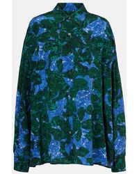 Dries Van Noten - Bedrucktes Hemd Aus Seide - Lyst