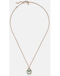 Pomellato - Nudo 18Kt Rose And Necklace With Prasiolite And Diamonds - Lyst