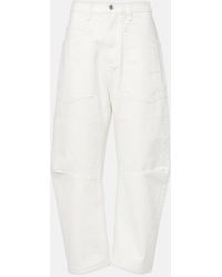 Nili Lotan - Shon High-Rise Barrel-Leg Jeans - Lyst