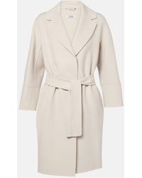 Max Mara - Mantel Mit Gürtel - Lyst
