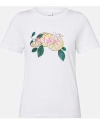 Chloé - Printed Cotton T-Shirt - Lyst