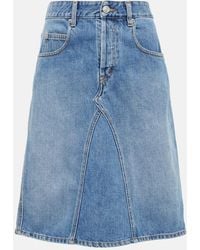 Isabel Marant - Fiali Denim Midi Skirt - Lyst