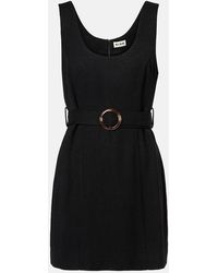 RIXO London - Cyra Boucle Minidress - Lyst