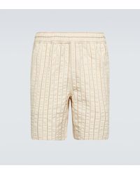 Orlebar Brown - Shorts Louis de algodon a rayas - Lyst