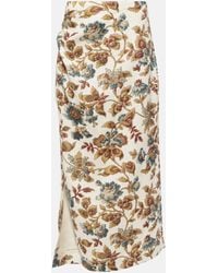 Sir. The Label - Eleanora Floral Linen Maxi Skirt - Lyst