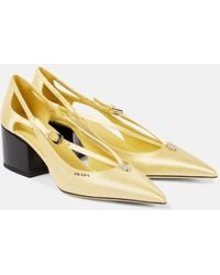 Prada - Pastel Satin Pumps - Lyst