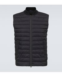 Herno - Wool And Silk Down Vest - Lyst