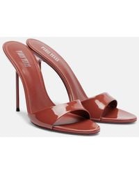 Paris Texas - Lidia 105 Leather Mules - Lyst