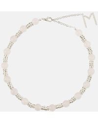 Magda Butrym - Collana Con Quarzo E Perle Bijoux - Lyst