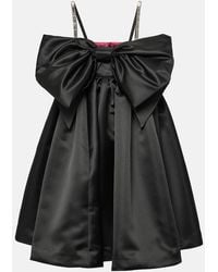 Nina Ricci - Bow-Detail Satin Minidress - Lyst