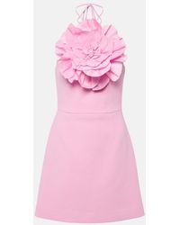 Rebecca Vallance - Odetta Floral-Applique Minidress - Lyst