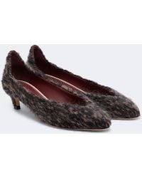 Magda Butrym - Knitted Leather-Lined Pumps - Lyst