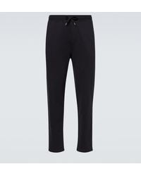 Brunello Cucinelli - Cotton-Blend Jersey Sweatpants - Lyst