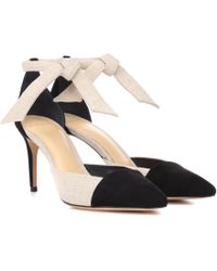 Alexandre Birman Suede And Canvas Pumps - Multicolour