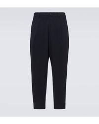 Giorgio Armani - Gerade Hose Aus Schurwolle - Lyst