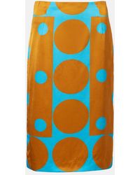 Dries Van Noten - Polka-Dot Pencil Skirt - Lyst