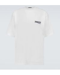 Balenciaga - Logo Cotton T-shirt - Lyst