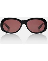 Brunello Cucinelli - Claire Monili Oval Sunglasses - Lyst