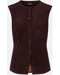 Stouls - Suede Casino Vest - Lyst