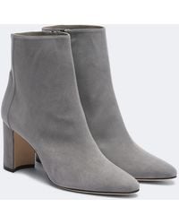 Manolo Blahnik - Rosie Suede Ankle Boots - Lyst