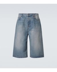 Ami Paris - Denim Bermuda Shorts - Lyst