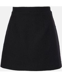 Patou - Iconic Wool And Cotton-Blend Miniskirt - Lyst