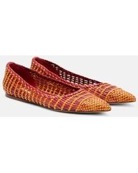 Gabriela Hearst - Aurora Woven Leather Ballet Flats - Lyst