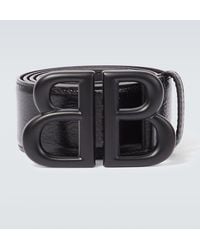 Balenciaga - Monaco Bb Leather Belt - Lyst