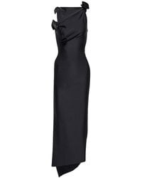 Coperni - Asymmetrical Flower-Detail Midi Dress - Lyst