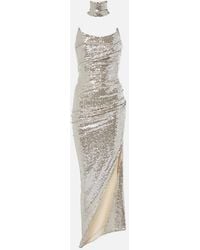 Maticevski - Exhilarate Gathered Sequined Gown - Lyst
