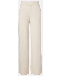 Jardin Des Orangers - Wool And Cashmere Wide-Leg Pants - Lyst