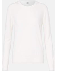 TOTEME - Pullover Aus Wolle Und Seide - Lyst