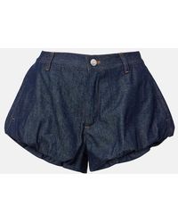 FRAME - The Shell Denim Shorts - Lyst