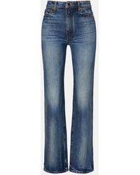 KHAITE - Danielle High-Rise Straight Jeans - Lyst