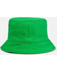 Bottega Veneta Quilted Nylon Bucket Hat - Green