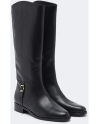Veronica Beard - Arabelle Leather Knee-High Boots - Lyst