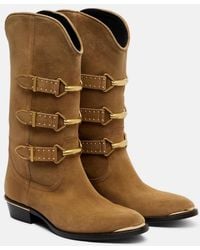 Isabel Marant - Mexia 35 Suede Cowboy Boots - Lyst