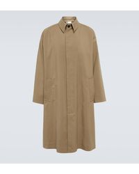 The Row - Cotton And Silk Coat - Lyst