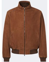 Polo Ralph Lauren - Suede Blouson Jacket - Lyst
