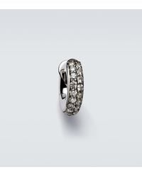 Spinelli Kilcollin - Macro Hoop Mini 18Kt Single Earring With Diamonds - Lyst