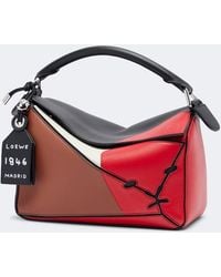 Loewe - Puzzle Lion Intarsio Small Shoulder Bag - Lyst