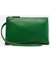 Calvin Klein - Essential Case Mini Leather Clutch - Lyst