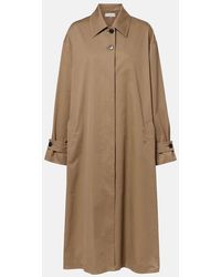 The Row - Lolana Cotton Gabardine Coat - Lyst
