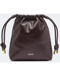 Isabel Marant - Silven Mini Leather Bucket Bag - Lyst