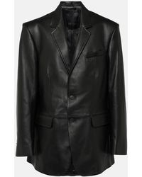 Wardrobe NYC - Oversized Leather Blazer - Lyst