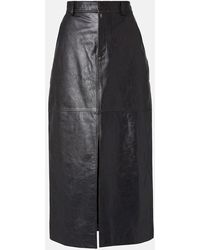 Self-Portrait - Leather Pencil Skirt - Lyst