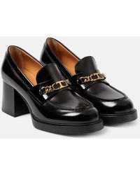 Tod's - Leather Loafer Pumps - Lyst