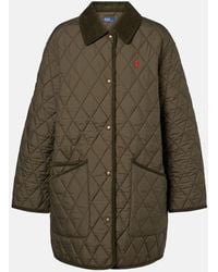 Polo Ralph Lauren - Quilted Corduroy-Trimmed Jacket - Lyst